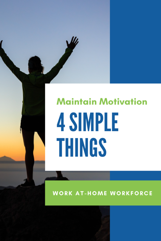 Maintaining Motivation – Improve your Work at-home Life